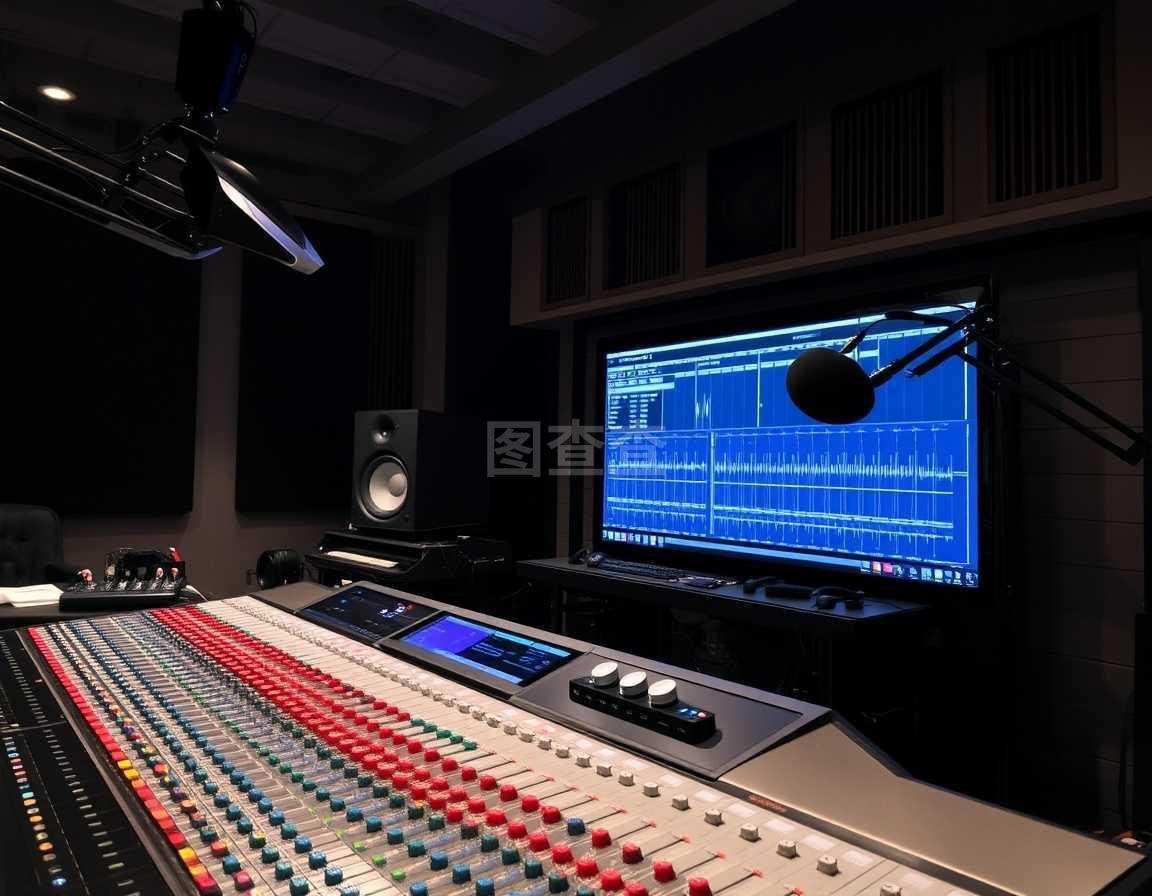 錄音棚混音臺(tái) 專(zhuān)業(yè)音樂(lè)制作的核心樞紐